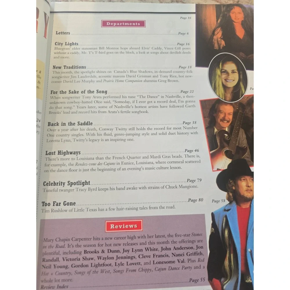 New Country Music Magazine October 1994 Waylon Jennings